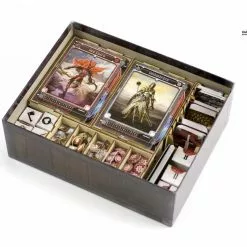 Gaming Trunk - Lion Jaws Organizer Compatible With Gloomhaven: Jaws Of The Lion (Natural Unstained)