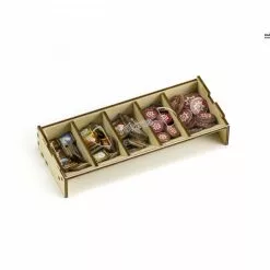 Gaming Trunk - Lion Jaws Organizer Compatible With Gloomhaven: Jaws Of The Lion (Natural Unstained)