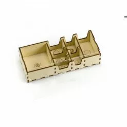 Gaming Trunk - Lion Jaws Organizer Compatible With Gloomhaven: Jaws Of The Lion (Natural Unstained)