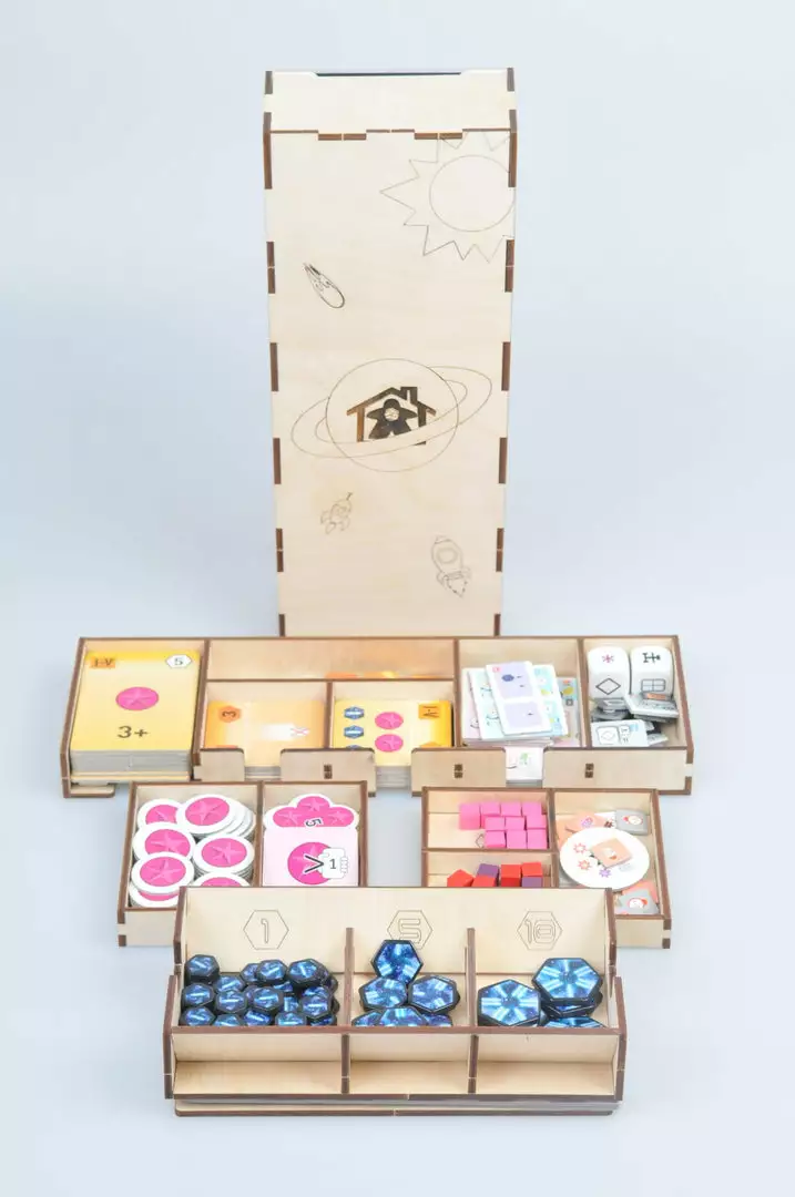 Meeple Realty - Galaxy Racer Planet (Compatible With Race For The Galaxy) 1 Meeple Realty - Galaxy Racer Planet (Compatible With Race For The Galaxy)