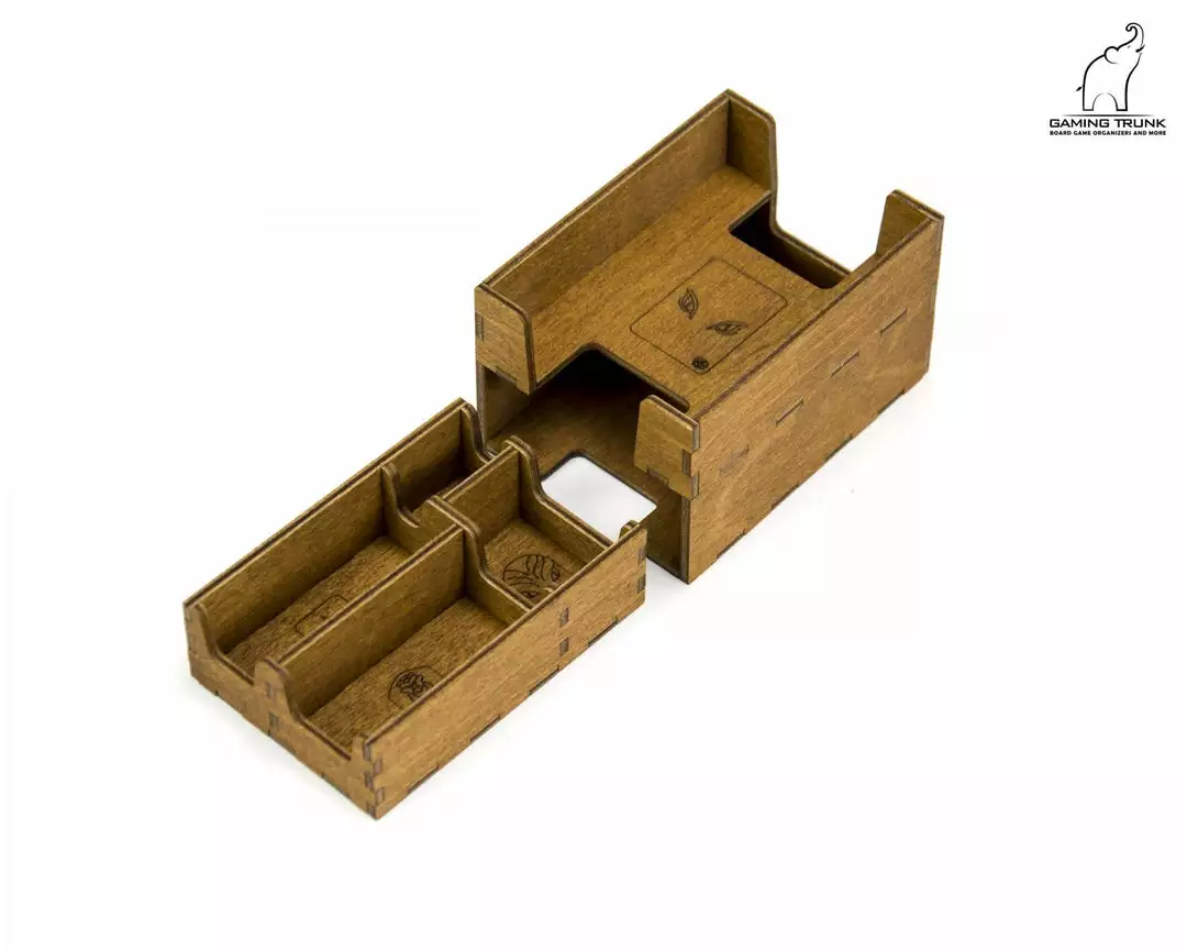 Gaming Trunk - Arnak Organizer For Lost Ruins Of Arnak (Natural Unstained) 18 Gaming Trunk - Arnak Organizer For Lost Ruins Of Arnak (Natural Unstained)