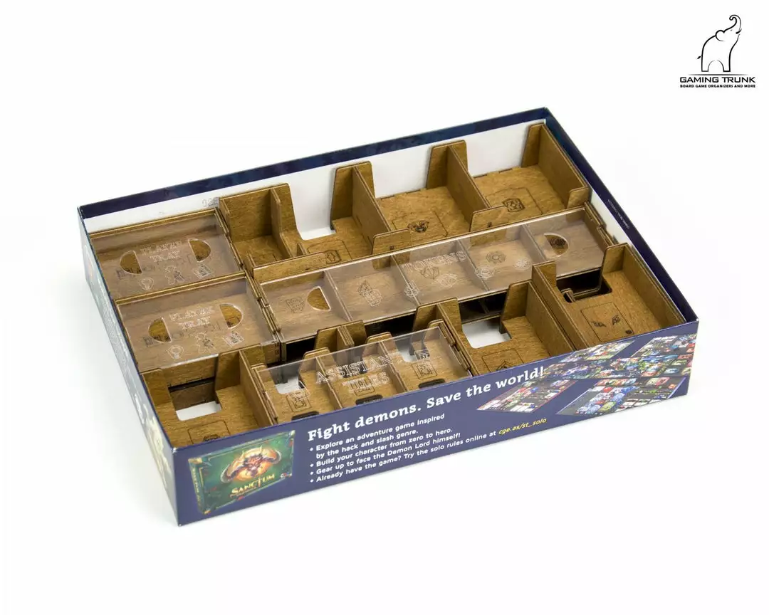 Gaming Trunk - Arnak Organizer For Lost Ruins Of Arnak (Natural Unstained) 10 Gaming Trunk - Arnak Organizer For Lost Ruins Of Arnak (Natural Unstained)