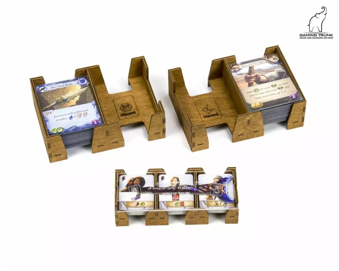 Gaming Trunk - Arnak Organizer For Lost Ruins Of Arnak (Natural Unstained) 13 Gaming Trunk - Arnak Organizer For Lost Ruins Of Arnak (Natural Unstained)