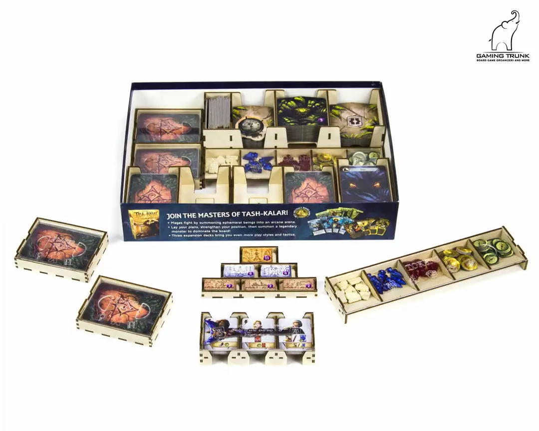 Gaming Trunk - Arnak Organizer For Lost Ruins Of Arnak (Natural Unstained) 5 Gaming Trunk - Arnak Organizer For Lost Ruins Of Arnak (Natural Unstained)