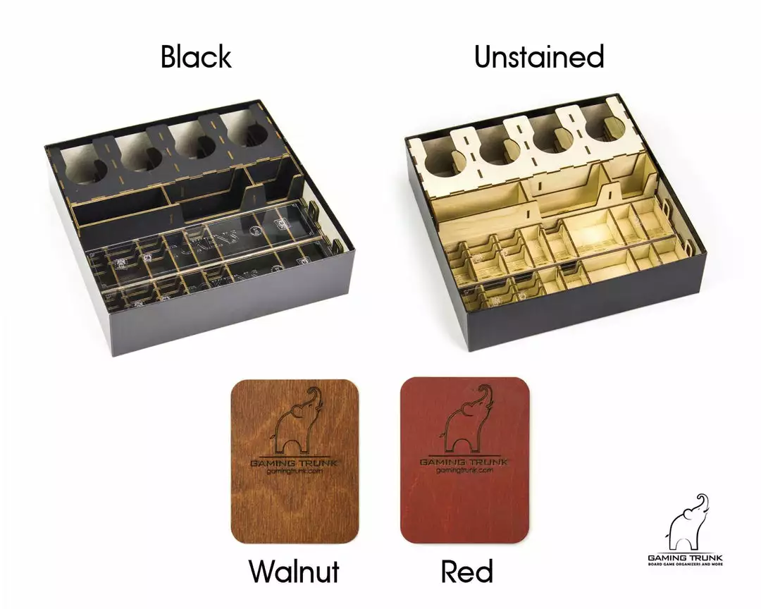 Gaming Trunk - Wonderment Organizer 2nd Edition For 7 Wonders (Second Edition) (Black) 10 Gaming Trunk - Wonderment Organizer 2nd Edition For 7 Wonders (Second Edition) (Black)