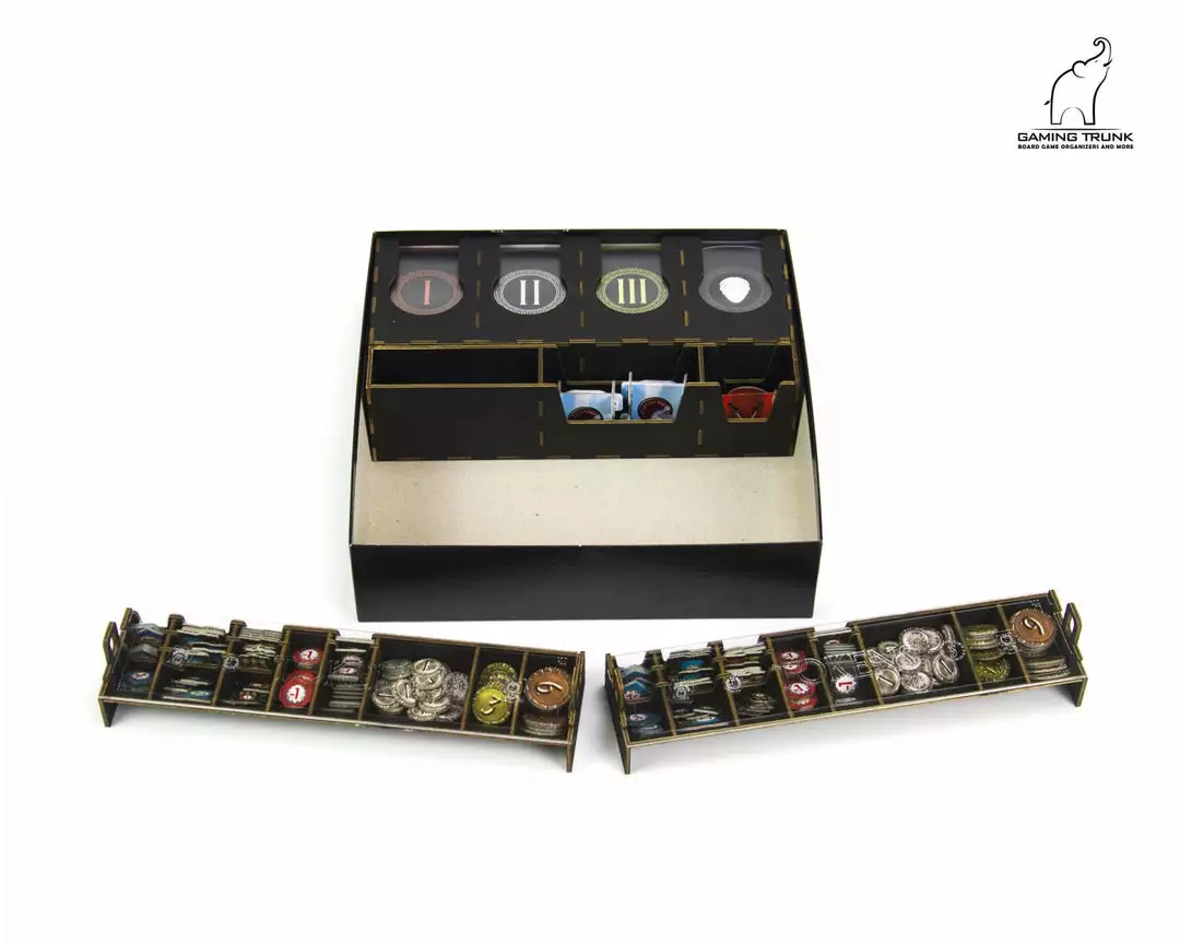 Gaming Trunk - Wonderment Organizer 2nd Edition For 7 Wonders (Second Edition) (Black) 2 Gaming Trunk - Wonderment Organizer 2nd Edition For 7 Wonders (Second Edition) (Black)