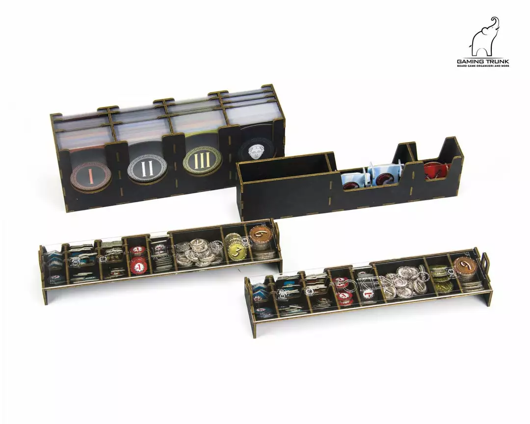 Gaming Trunk - Wonderment Organizer 2nd Edition For 7 Wonders (Second Edition) (Black) 4 Gaming Trunk - Wonderment Organizer 2nd Edition For 7 Wonders (Second Edition) (Black)