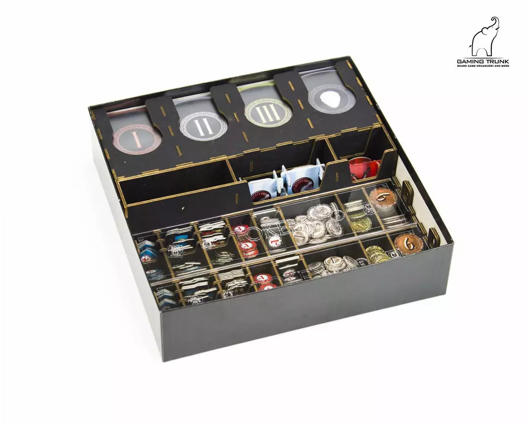 Gaming Trunk - Wonderment Organizer 2nd Edition For 7 Wonders (Second Edition) (Black) 1 Gaming Trunk - Wonderment Organizer 2nd Edition For 7 Wonders (Second Edition) (Black)