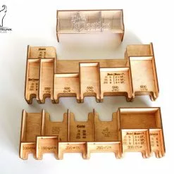 Gaming Trunk - Mad King Organizer For Castles Of Mad King Ludwig (Walnut)