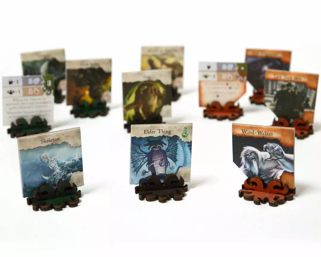 Gaming Trunk - Monster Stands For Eldritch Horror And Arkham Horror (Blue) (Sets Of 5) 4 Gaming Trunk - Monster Stands For Eldritch Horror And Arkham Horror (Blue) (Sets Of 5)