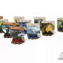 Gaming Trunk - Monster Stands For Eldritch Horror And Arkham Horror (Green) (Sets Of 5)