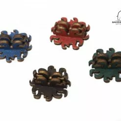 Gaming Trunk - Monster Stands For Eldritch Horror And Arkham Horror (Black) (Sets Of 5)