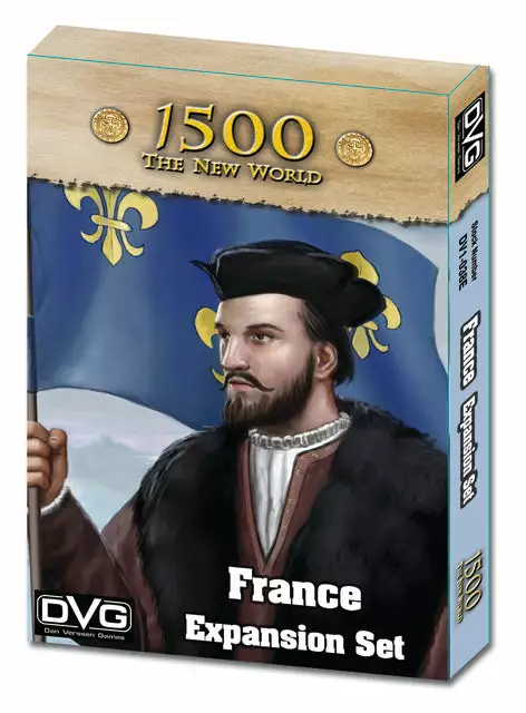 Dan Verssen Games (DVG) Board Games 1500: The New World - France Expansion 1 Dan Verssen Games (DVG) Board Games 1500: The New World - France Expansion