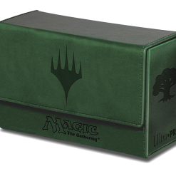 Deck Boxes Ultra Pro - Dual Flip Box Green Mana For Magic (Matte Finish)