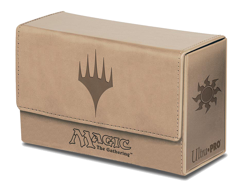 Deck Boxes Ultra Pro - Dual Flip Box Off White Mana For Magic (Matte Finish) 1 Deck Boxes Ultra Pro - Dual Flip Box Off White Mana For Magic (Matte Finish)
