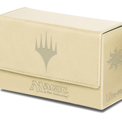 Ultra Pro - Dual Flip Box White Mana For Magic (Matte Finish)