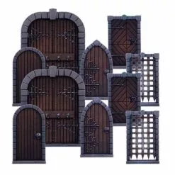Mantic Games Board Games Dungeon Saga: Dungeon Doors Pack (Unpainted)