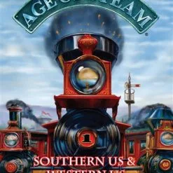 Eagle Games Board Games Age Of Steam Expansion: Southern US / Western US