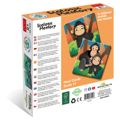 Adventerra Games Ecologic Memory: Animals At Risk! (32 Pieces)