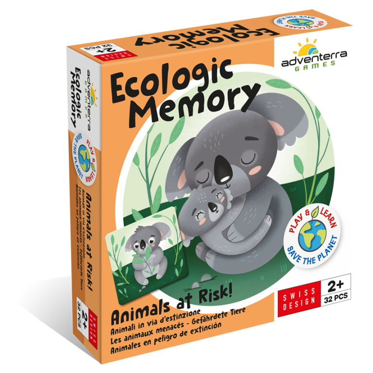 Adventerra Games Ecologic Memory: Animals At Risk! (32 Pieces) 1 Adventerra Games Ecologic Memory: Animals At Risk! (32 Pieces)