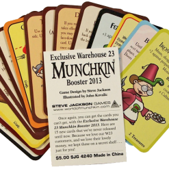Steve Jackson Games Exclusive Warehouse 23 Munchkin Booster Board Games