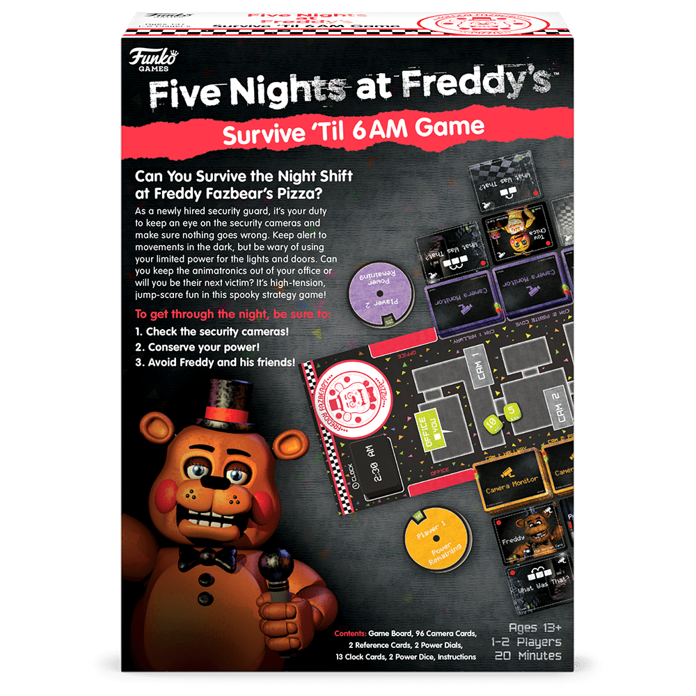 Funko Games Five Nights At Freddy's: Survive 'Til 6AM 2 Funko Games Five Nights At Freddy's: Survive 'Til 6AM