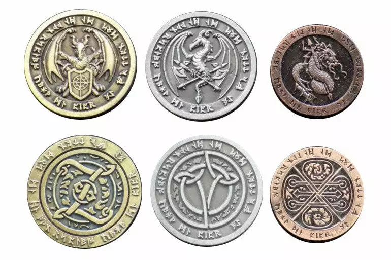 The Broken Token Broken Token - Fantasy Coins - Fire (30) Accessories 2 The Broken Token Broken Token - Fantasy Coins - Fire (30) Accessories