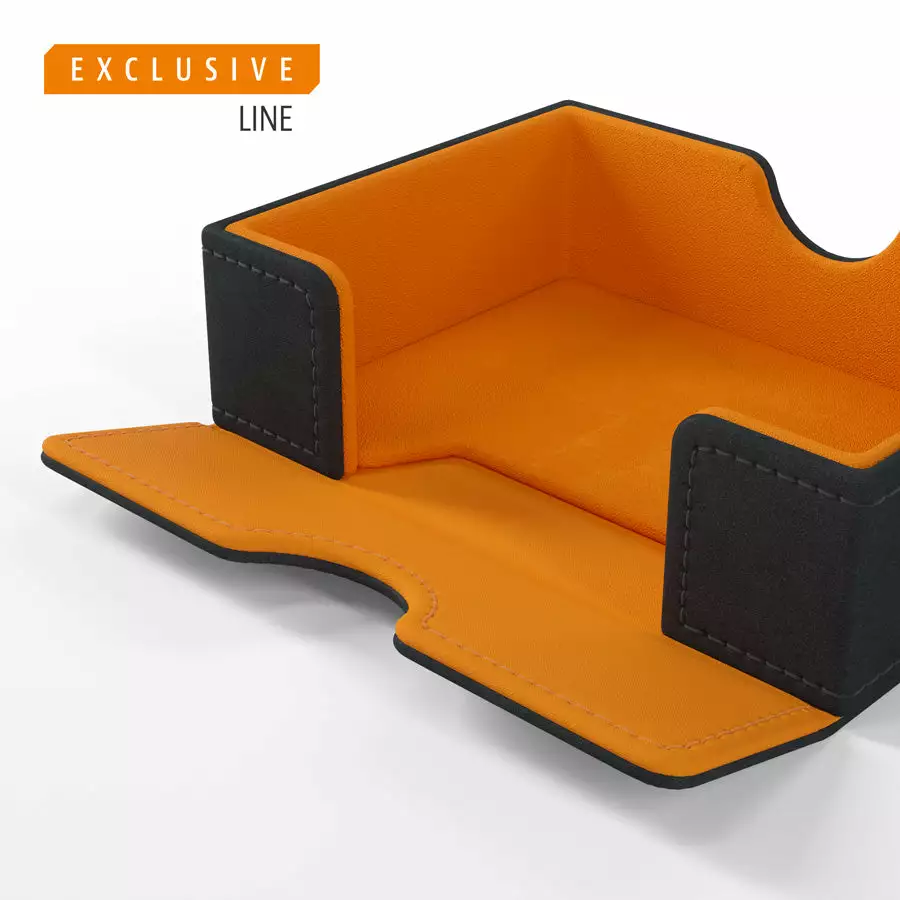 Gamegenic: Cards Lair Convertible Deck Box Exclusive Edition - Black / Orange (400ct) 6 Gamegenic: Cards Lair Convertible Deck Box Exclusive Edition - Black / Orange (400ct)