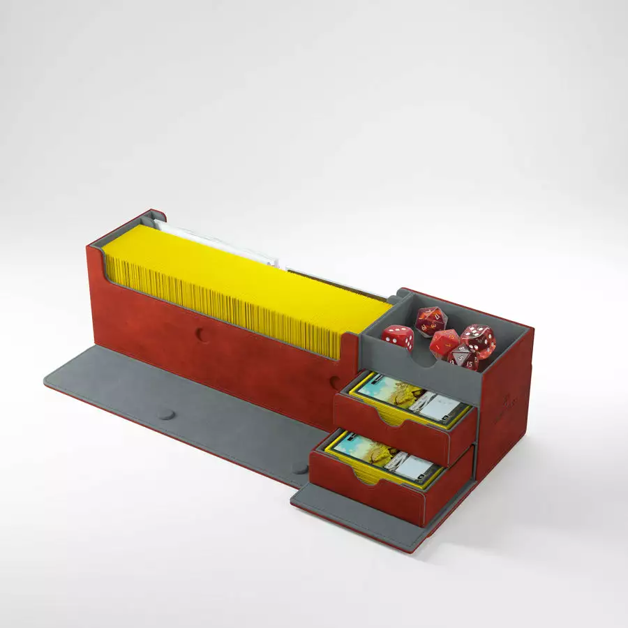 Deck Boxes Gamegenic: Cards Lair Convertible Deck Box - Red (400ct) 3 Deck Boxes Gamegenic: Cards Lair Convertible Deck Box - Red (400ct)