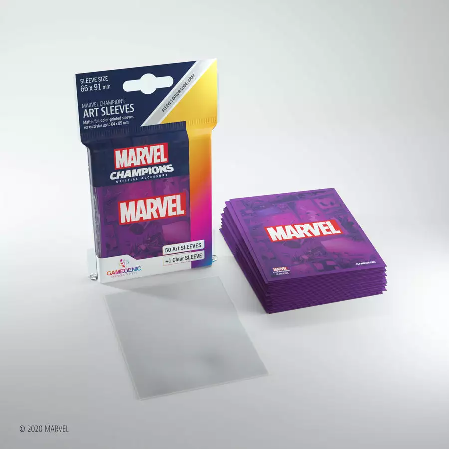 Gamegenic - Marvel Champions Art Sleeves - Marvel Purple (50ct) Jun 13-19, 2022 2 Gamegenic - Marvel Champions Art Sleeves - Marvel Purple (50ct) Jun 13-19, 2022