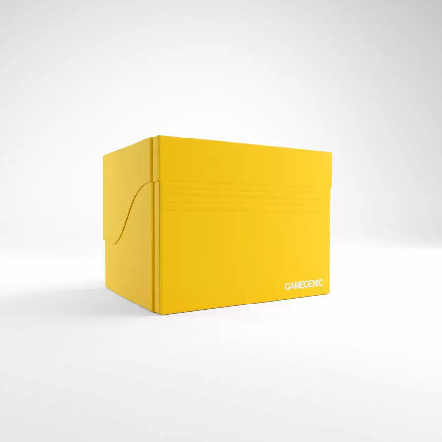Gamegenic: Side Holder XL Deck Box - Yellow (100ct) 2 Gamegenic: Side Holder XL Deck Box - Yellow (100ct)