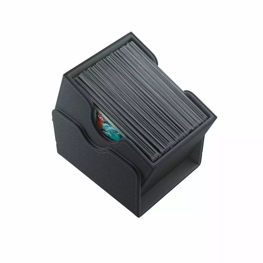 Gamegenic: Sidekick Convertible Deck Box - Black (100ct) Deck Boxes 4 Gamegenic: Sidekick Convertible Deck Box - Black (100ct) Deck Boxes
