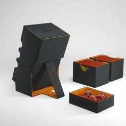 Deck Boxes Gamegenic: Stronghold XL Convertible Deck Box Exclusive Edition - Black / Orange (200ct)
