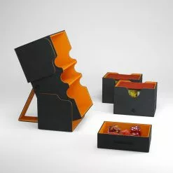 Deck Boxes Gamegenic: Stronghold XL Convertible Deck Box Exclusive Edition - Black / Orange (200ct)