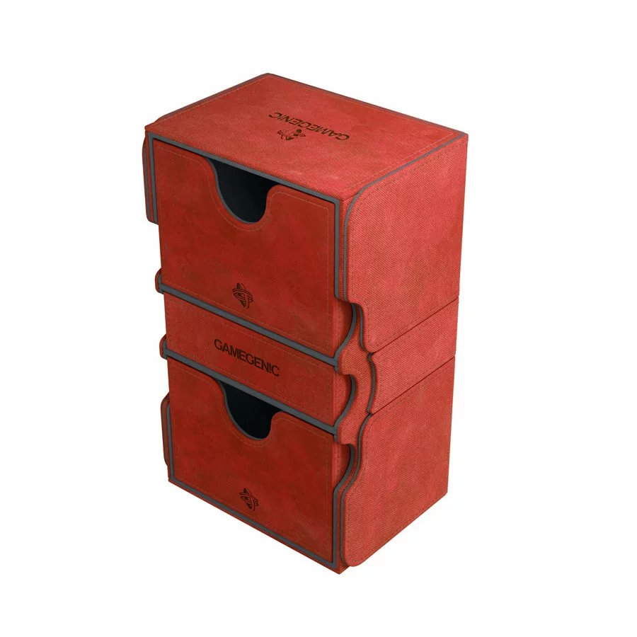 Deck Boxes Gamegenic: Stronghold Convertible Deck Box - Red (200ct) 3 Deck Boxes Gamegenic: Stronghold Convertible Deck Box - Red (200ct)