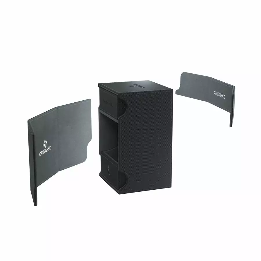 Gamegenic: Watchtower Convertible Deck Box - Black (100ct) Deck Boxes 4 Gamegenic: Watchtower Convertible Deck Box - Black (100ct) Deck Boxes