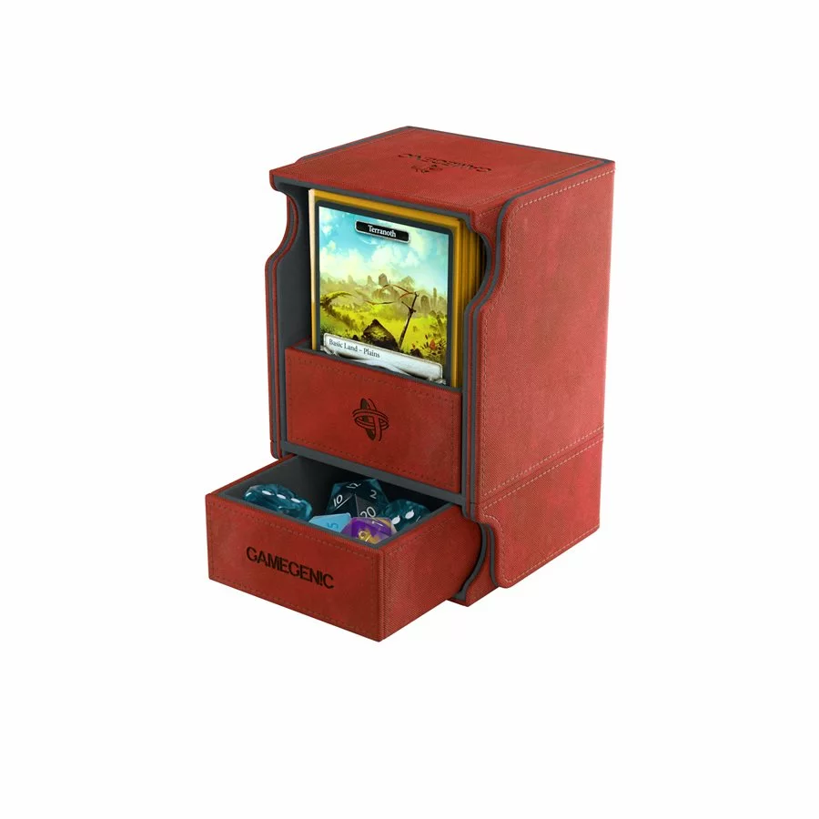 Gamegenic: Watchtower Convertible Deck Box - Red (100ct) 2 Gamegenic: Watchtower Convertible Deck Box - Red (100ct)