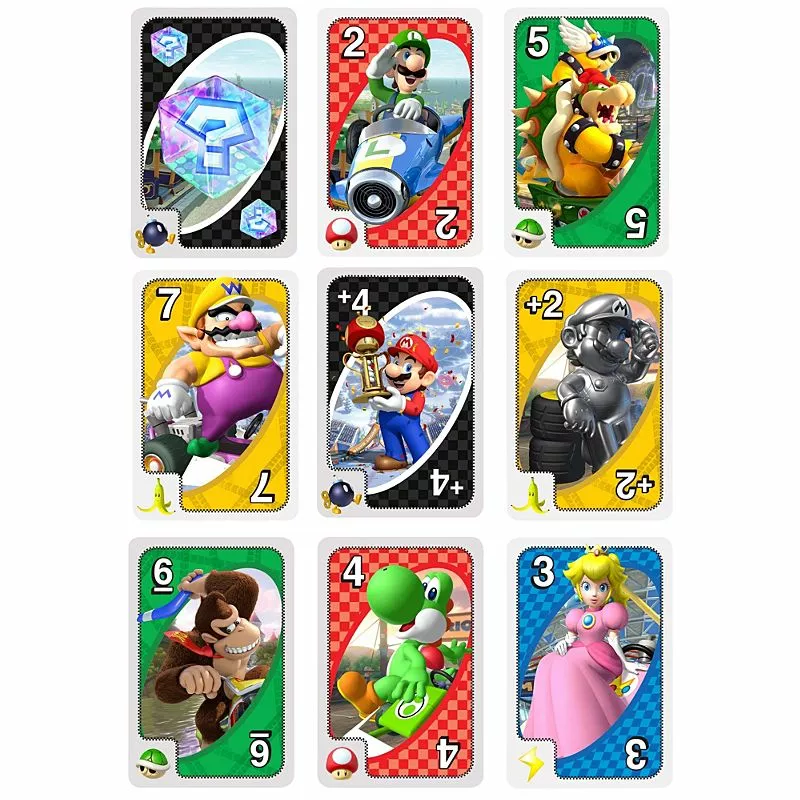 Mattel Board Games UNO: Mario Kart 4 Mattel Board Games UNO: Mario Kart