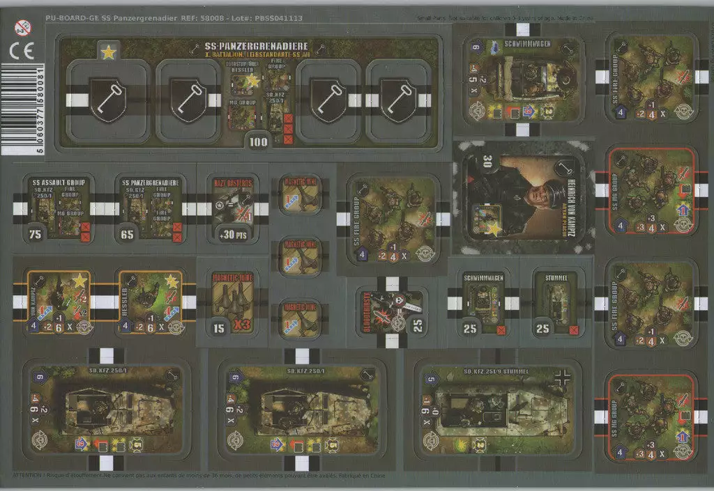 Devil Pig Games Board Games Heroes Of Normandie: GE SS Panzergrenadier 1 Devil Pig Games Board Games Heroes Of Normandie: GE SS Panzergrenadier