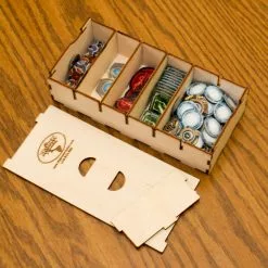 The Broken Token Broken Token - Short Bits Box For Sleeved Card Game Organizer