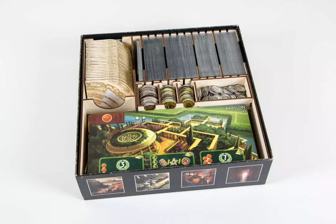The Broken Token Broken Token - 7 Wonders Box Organizer 1 The Broken Token Broken Token - 7 Wonders Box Organizer