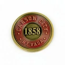 The Broken Token Broken Token - Carson City Metal Turn Marker Coin Accessories