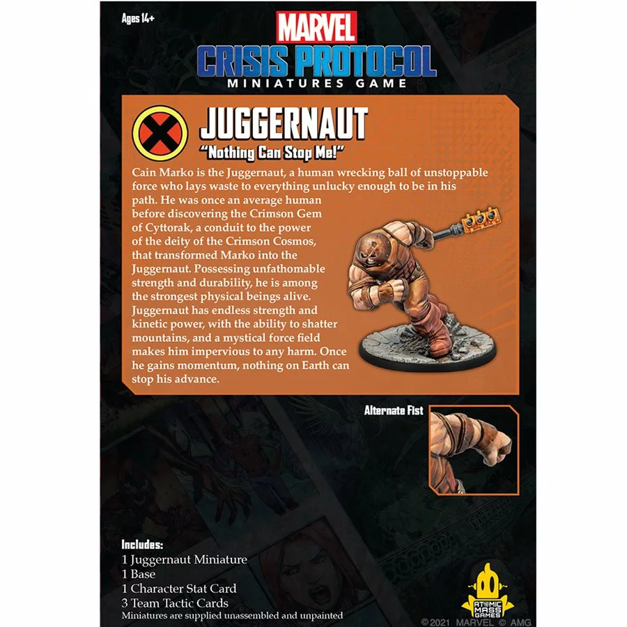 Atomic Mass Games Marvel: Crisis Protocol - Juggernaut Character Pack 2 Atomic Mass Games Marvel: Crisis Protocol - Juggernaut Character Pack