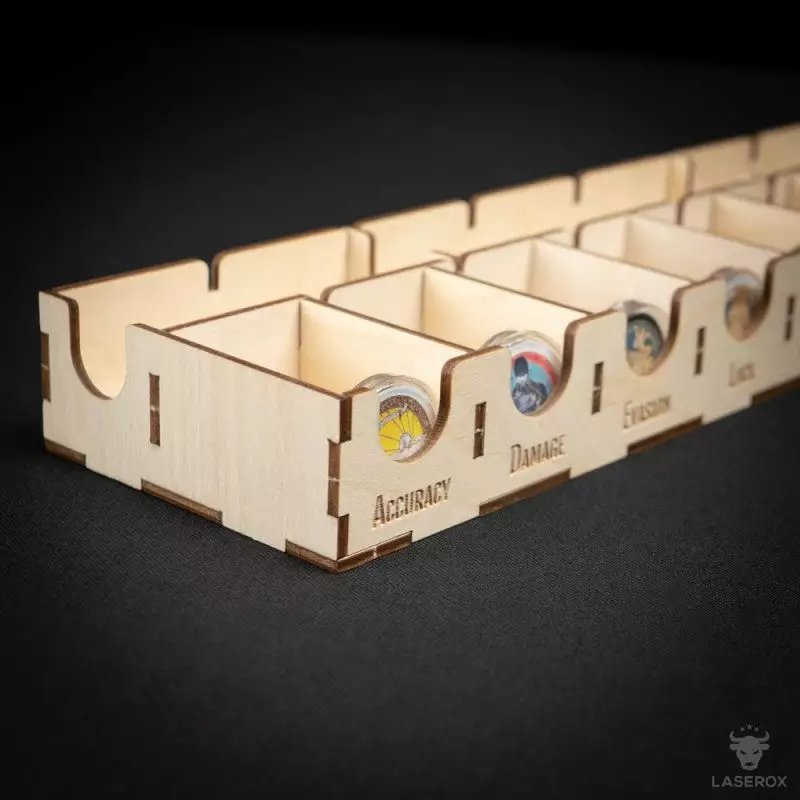 Import Games Laserox - KDM Coin Capsule Tray 4 Import Games Laserox - KDM Coin Capsule Tray