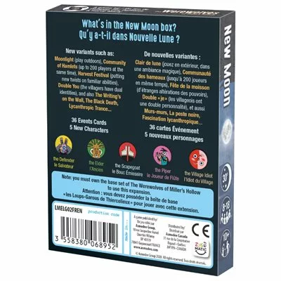 Lui-même Board Games The Werewolves Of Miller's Hollow: New Moon / Loups-Garous: Nouvelle Lune 2 Lui-même Board Games The Werewolves Of Miller's Hollow: New Moon / Loups-Garous: Nouvelle Lune