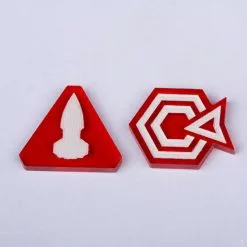 Import Games Laserox - Twilight Imperium: Command & Control Tokens (Red)