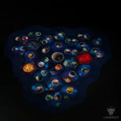 Import Games Laserox - Twilight Imperium Map Frame (3 Player Module) (Blue)