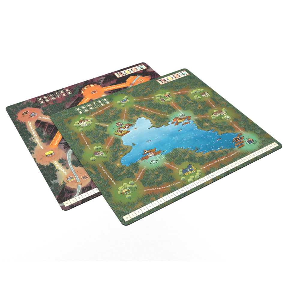Leder Games Root: Playmat Mountain/Lake 2 Leder Games Root: Playmat Mountain/Lake