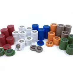 MeepleSource 200-Piece Large Set Of Money Discs Accessories