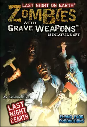 Flying Frog Productions Last Night On Earth: Zombies With Grave Weapons Miniature Set 1 Flying Frog Productions Last Night On Earth: Zombies With Grave Weapons Miniature Set